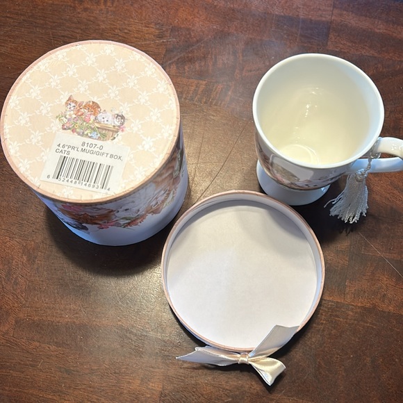 Kitty Cat Kitten Mug Cup with Gift Box New Never Used Delton Products - Picture 5 of 10